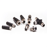 Connecteur M12 en plastique, assemblage câblable 4 broches 5/8 broches, prise IP67, connecteur de câble industriel aviation capteur mâle/femelle