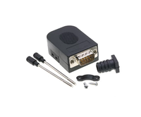 Connecteur femelle RS232 DB9 série COM sans transfert de données, bornes à souder avec vis de fixation arrière, DIY