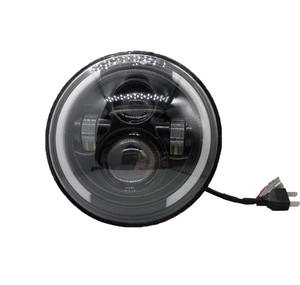 Phares LED H4 7 pouces 6000lm 60W 12V, Systèmes d'éclairage automobile, Garantie 2 ans, Ajustement universel 6000K, Fourniture directe usine - Product Image 2