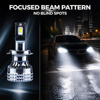 Ampoule LED Auto 60W 8000LM Compatible Canbus H1 H3 H4 H7 9005 9006 H11 Ampoule de Phare LED pour Voitures Universelles