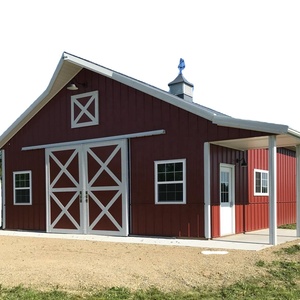 Usine chinoise Offre Spéciale, conception moderne, Structure en acier bon marché, hangar pour chevaux, <span class=keywords><strong>maison</strong></span> de ferme avec arène d'équitation, matériaux de construction - Product Image 1