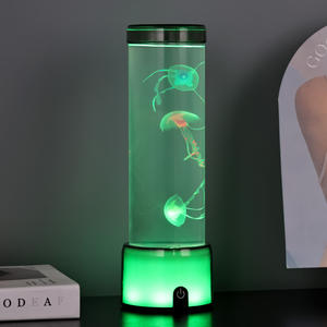 โคมไฟอะคริลิค LED แมงกะพรุน8นิ้วชาร์จไฟได้ควบคุมแบบสัมผัสชาร์จไฟได้สำหรับตู้ปลาเปลี่ยนสีได้ - Product Image 2