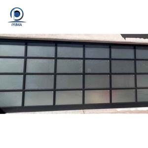 Puertas de Garaje Enrollables de Aluminio y Vidrio Seccional Optima Security Warehouse, 9x7, 16 Pies - Product Image 1