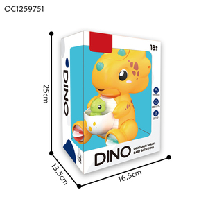 Jouets de <span class=keywords><strong>bain</strong></span> dinosaures à eau pour enfants, jeux de douche pour bébés de 12 <span class=keywords><strong>mois</strong></span> avec doubles ventouses à suspendre au mur - Product Image 6