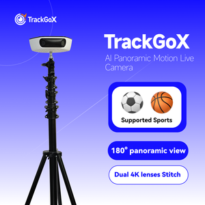 Cámara Trackgox Ai para Transmisión y Grabación en Vivo de Fútbol, Adecuada para Clubes/Entrenamientos/Escuelas - Product Image 1