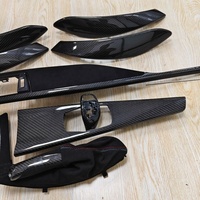 Kit de garnitures décoratives intérieures en fibre de carbone sèche style M pour BMW M3 M4 3GT F30 F31 F32 F34 F35 F80 F83