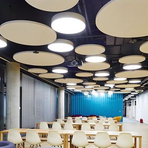 Multi-Function Hall ระงับหน้าไฟเบอร์กลาสอะคูสติกเพดาน Board