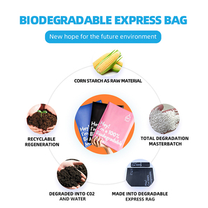 Không thấm nước Bưu Chính tự con dấu gửi thư bag10x13/6x 9/14. 5x10/Phong bì vận chuyển Poly Túi bưu phẩm, phân hủy sinh học compostable Túi bưu phẩm - Product Image 3