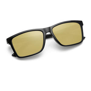 Lunettes de soleil rectangulaires Graf Sock 1317 unisexe, verres TAC anti-reflet UV400, style monture - Product Image 5