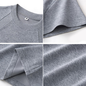 240gsm 100% Cotton T Shirt Man High Quality Heavyweight Oversize Cotton Blank T Shirt Custom Logo - Product Image 6