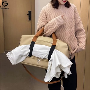 Hot Bán Durable Thể Thao Tote Phòng Tập Thể Dục Túi Vải Không Thấm Nước Công Suất Lớn Túi Du Lịch Với Giày Ngăn - Product Image 5