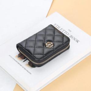 Monedero Delgado de Metal con Cierre para Mujer 2026 |   Cartera Compacta Reutilizable Promocional de Moda con Logotipo Personalizado, Duradera, de Cuero PU - Product Image 3
