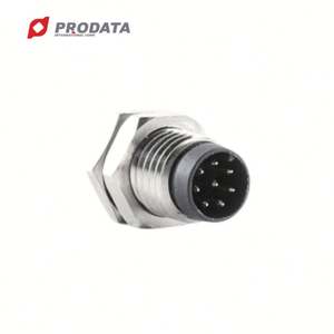 PRODATA IP67 connecteur de prise de panneau M8 étanche mâle droit pour application automobile - Product Image 1