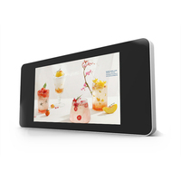 Écran tactile mural extérieur 55 pouces haute luminosité, système d'exploitation Android, 2500 nits, affichage publicitaire extérieur