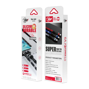 Cable de Carga Rápida 6A Personalizado de Fábrica HYTO, Cable Cargador USB, Cable de Datos con Puerto USB Tipo C para iPhone/Android - Product Image 1