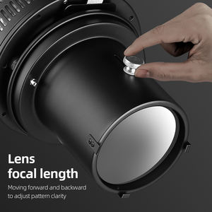 Bowens Mount Spotlight Focaliser Conique Snoot <span class=keywords><strong>Photo</strong></span> Condensateur Optique Art <span class=keywords><strong>Effets</strong></span> Spéciaux Faisceau En Forme De Lumière pour Studio Flash - Product Image 5