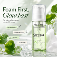 Sérum à l'extrait de Centella Asiatica Cica pour peaux sensibles, apaisant, hydratant, soutient la barrière cutanée, soin du visage quotidien, marque privée