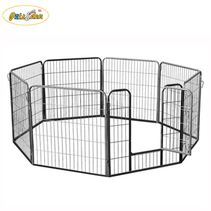 Parc pour animaux de compagnie robuste Tube en métal clôture pour chien intérieur extérieur 8 panneaux boîtier de <span class=keywords><strong>lapin</strong></span> <span class=keywords><strong>pliable</strong></span> - Product Image 2