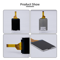Panel LCD Industri 2.4 Inci Resolusi 240x320 13/22 Pin Layar LCD TFT TN Warna SPI Kecerahan 250cd/m -20~+70