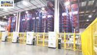 Sistema Inteligente de Almacenamiento y Recuperación Automatizado (AS/RS) de Fábrica China, Equipo de Almacenamiento Digital Inteligente de Acero con Shuttle de 4 Vías