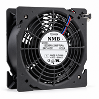 Ventilateur de refroidissement sans balais DC à haut débit d'air NMB 12038KA-24M-WAA 24V 0.32A 2 fils 20x120x38mm pour équipement d'armoire de contrôle industrielle