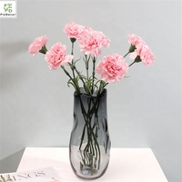 Crisantemo Artificial de Tallo Único, Flor de Tacto Real, Centro de Mesa para el Hogar, Decoración para Bodas y Fiestas, Regalo para el Día de la Madre