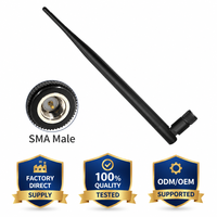 Antenne LoRa 915 MHz 900-931 MHz 3,5 dBi verticale avec connecteur mâle 170 mm pour passerelle LoRaWAN, capteur, nœud de télémétrie