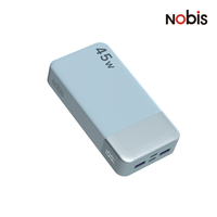NOBIS 45W Power Bank 20000Mah Slim Portable Smart Led Display Power Banks dengan Pengisian Cepat untuk Semua Perangkat Seluler