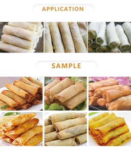 Machine à rouleaux de printemps la plus vendue, machine commerciale à pâtisserie, machine à faire des feuilles de lumpia, crêpes et rouleaux de printemps - Product Image 6