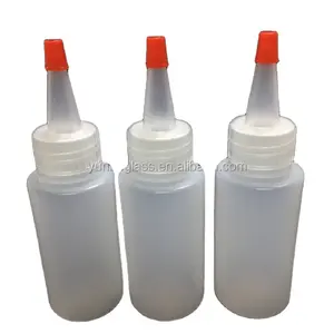 Free sample tip spout 60ml LDPE plastic squeeze bottle