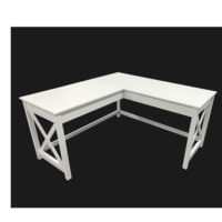 Petit bureau d'ordinateur en forme de L, bureau d'angle avec étagères de rangement réversibles pour table d'ordinateur de bureau à domicile