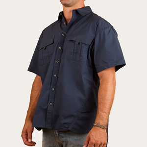 Đồ họa mặc xây dựng Cá nhân hóa trang phục cao bồi phương Tây trang phục Thêu Màu Đen denim áo sơ mi phương Tây - Product Image 5