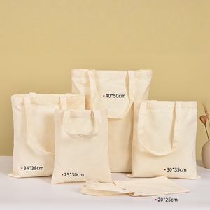 Wiederverwendbare Umweltfreundliche Taschen Großhandel Anpassbares Logo Muster Mini für Frauen Hochwertige Baumwoll-Canvas-Tragetasche - Product Image 1