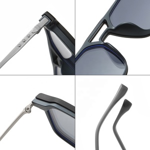 New đúp chùm Titanium khung quang học với Magnetic Clip on tac phân cực Kính mát ống kính UV400 thể thao kính cho nam giới 9715 - Product Image 5