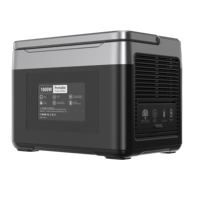 Station d'alimentation 1800W, solaire, pour la maison, d'urgence, extérieure, capacité de la batterie 1536Wh, onde sinusoïdale pure, PWM, Oukitel P1500 PLUS