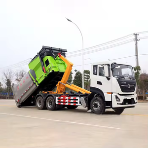 Dongfeng Shacman L3000 4*2 5 8 9 Cubic Meters 10 12 CBM Light <strong>Mini</strong> Hook Lift Compressed Compressor <strong>Garbage</strong> <strong>Truck</strong> for Sale - Product Image 1
