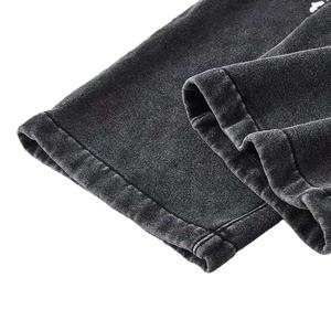 กางเกงจ็อกเกอร์ทรงหลวมสไตล์ลำลองสำหรับผู้ชาย คุณภาพสูง ผ้าฟลีซหนานุ่ม ย้อมสีพื้น ขอบเอวยางยืด - Product Image 4