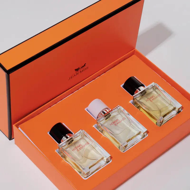 Fabrika ucuz erkek parfümü Set ambalaj uzun ömürlü Mini hediyelik parfüm kutusu kutu seti