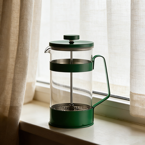 Cafetière en verre en gros, 350-1000 ml, en verre borosilicate écologique, réutilisable, sans BPA, pour la préparation du café à la maison et au bureau - Product Image 1