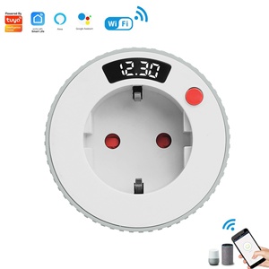 <span class=keywords><strong>Prise</strong></span> intelligente rotative Tuya WiFi, norme européenne, contrôle à distance via application mobile, minuterie pour téléphone portable - Product Image 2