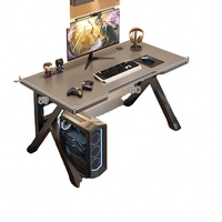 Vente directe d'usine GEDO, tables en MDF de haute qualité, sur mesure, avec pieds en forme de C, bureau d'ordinateur pour étudiants, bureau de jeu