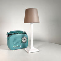 Rechargeable Design Moderne Restaurant Lampada Da Tavolo Sans Fil Dimmable Chevet Lampe De Table À Piles Décor De Salon