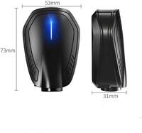Lumière de bienvenue pour voiture avec logo personnalisé, rechargeable par USB, projecteur de logo LED, lampe laser
