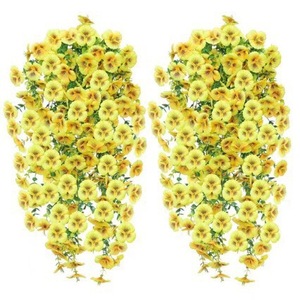 ดอกไม้ประดิษฐ์ Sunshine Flower Language ต้นแพนซี่ปลอม 80 กรัม สำหรับตกแต่งสวนกลางแจ้ง งานแต่งงาน และบ้าน ไม่ต้องบำรุงรักษา - Product Image 4