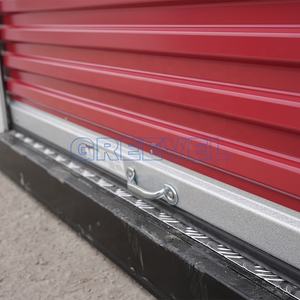 Greevel wadah penyimpanan portabel, pak datar baja dapat dilipat untuk fasilitas penyimpanan mandiri luar ruangan dengan pintu Gulung - Product Image 3