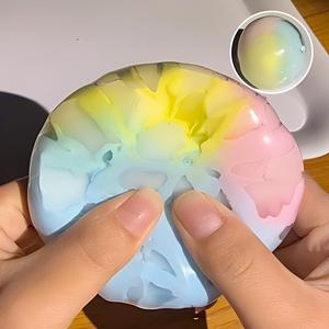 Hot Sale TPE Wooden Cracking Stress <b>Ball</b> Handmade Slow Rise <b>Squeeze</b> Fidget Toy Wholesale Sensory Toy Dropshipping Party Favors - Product Image 2