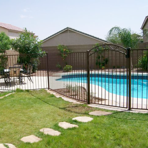 Hàng Rào Hồ Bơi An Toàn Bằng Sắt Thép Không Gỉ Màu Đen - Product Image 4