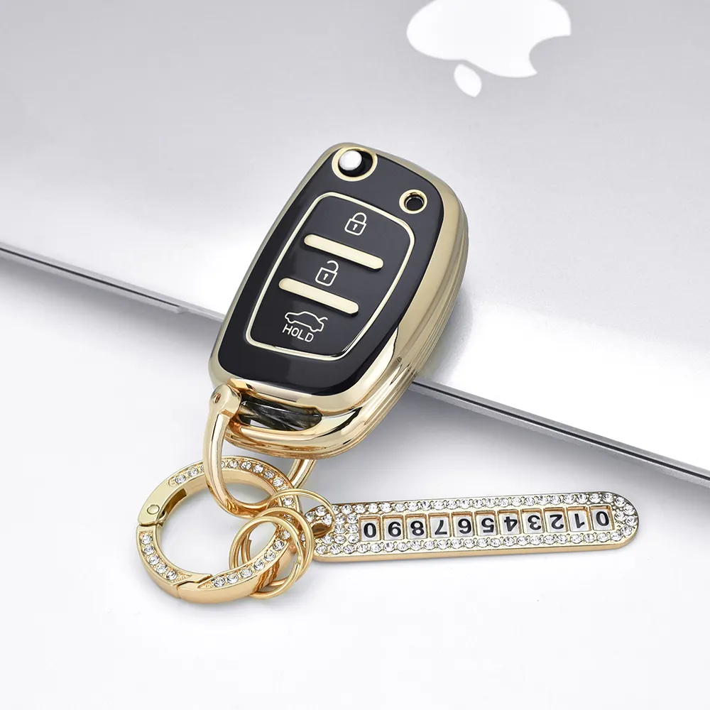 Мягкий ТПУ унисекс Автомобильный держатель для ключей с логотипом бренда и пультом дистанционного управления