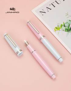 Pluma Estilográfica de Plástico Shanghai Jinhao 82 con Acabado Cromado - Product Image 6