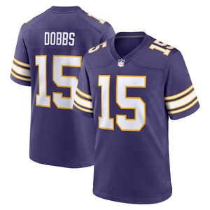 Maillot de football américain classique violet Minnesota 2026 personnalisé, chemises brodées, uniformes de jeunes brodés, vêtements de sport avec logos - Product Image 4